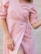 Сукня А-силуету на запах рожева | 6516133 | фото 5