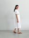 Сукня А-силуету мереживна біла | 6516233 | фото 3