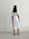 Сукня А-силуету мереживна біла | 6516233 | фото 4