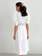 Сукня А-силуету мереживна біла | 6516233 | фото 6