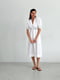 Сукня А-силуету мереживна біла | 6516233 | фото 7