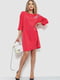 Платье бордовое с вышивкой | 6517068 | фото 2