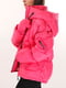 Куртка c перчатками малинового цвета | 6517606 | фото 5
