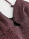 Сукня бордова з блискітками | 6518954 | фото 2