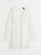 Мереживна біла сукня | 6518987