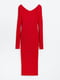 Платье вязаное красное | 6519015 | фото 6
