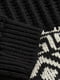 Джемпер с бахромой и орнаментом черно-белый | 6519111 | фото 5