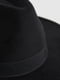 Шляпа фетровая черная | 6519146 | фото 3
