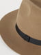 Шляпа шерстяная темно-бежевая | 6519170 | фото 2