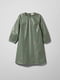 Платье серо-зеленое | 6519199 | фото 3