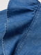 Рубашка джинсовая с оборками | 6519219 | фото 5