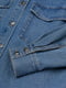 Куртка-сорочка джинсова синя | 6519247 | фото 2