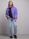 Куртка фіолетова | 6519683 | фото 2