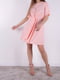 Сукня А-силуету з рожевим пояском | 6520840 | фото 5