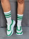 Кросівки біло-зелені | 6519350 | фото 13