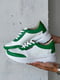 Кросівки біло-зелені | 6519350 | фото 2