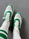 Кросівки біло-зелені | 6519350 | фото 5