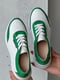 Кросівки біло-зелені | 6519350 | фото 6