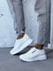 Лаконічні білі кросівки з натуральної шкіри | 6519367 | фото 10