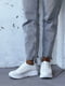 Лаконічні білі кросівки з натуральної шкіри | 6519367 | фото 8