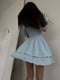 Платье голубое с принтом | 6523599 | фото 2