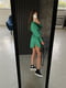 Сукня-сорочка шовкова зелена | 6523639 | фото 2