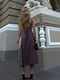 Сукня шовкова сіро-бордова | 6523653 | фото 2