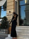 Сукня А-силуету чорна | 6523802 | фото 2