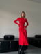 Сукня А-силуету червона | 6523877 | фото 3