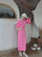 Сукня А-силуету рожева | 6523915 | фото 2