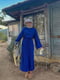 Сукня А-силуету синя | 6523917 | фото 2
