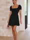 Сукня А-силуету чорна | 6524003 | фото 2