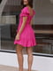 Сукня А-силуету рожева | 6524004 | фото 2