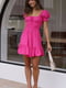 Сукня А-силуету рожева | 6524004 | фото 3