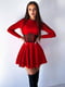Сукня А-силуету червона | 6524130 | фото 2