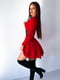 Сукня А-силуету червона | 6524130 | фото 3