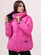 Двусторонняя куртка черно-розовая | 6524586 | фото 8