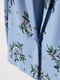 Жакет голубой в цветочный принт | 6525225 | фото 2