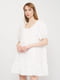 Платье белое с подкладкой | 6525357