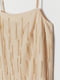 Сукня шифонова на бретелях кремова | 6525477 | фото 2