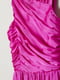 Сукня драпірована рожева | 6525602 | фото 2