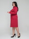 Червона трикотажна сукня з оригінальною накладною кишенею на спідниці | 6527860 | фото 4