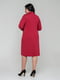 Червона трикотажна сукня з оригінальною накладною кишенею на спідниці | 6527860 | фото 5