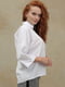Блуза біла з вишивкою | 6528206 | фото 4