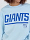 Теплий блакитний світшот із написом Giants | 6524481 | фото 6