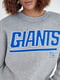 Теплый серый свитшот с надписью Giants | 6524483 | фото 6