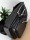 Чорна шкіряна сумка-рюкзак у стриманому стилі | 6528236 | фото 5