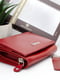 Подарунковий набір: шкіряний гаманець та брелок червоного кольору з логотипом бренду | 6528241 | фото 4
