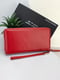 Красный кожаный кошелек с ручкой-петлей | 6528261 | фото 3