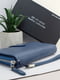 Синій шкіряний гаманець з ручкою-петлею | 6528262 | фото 4